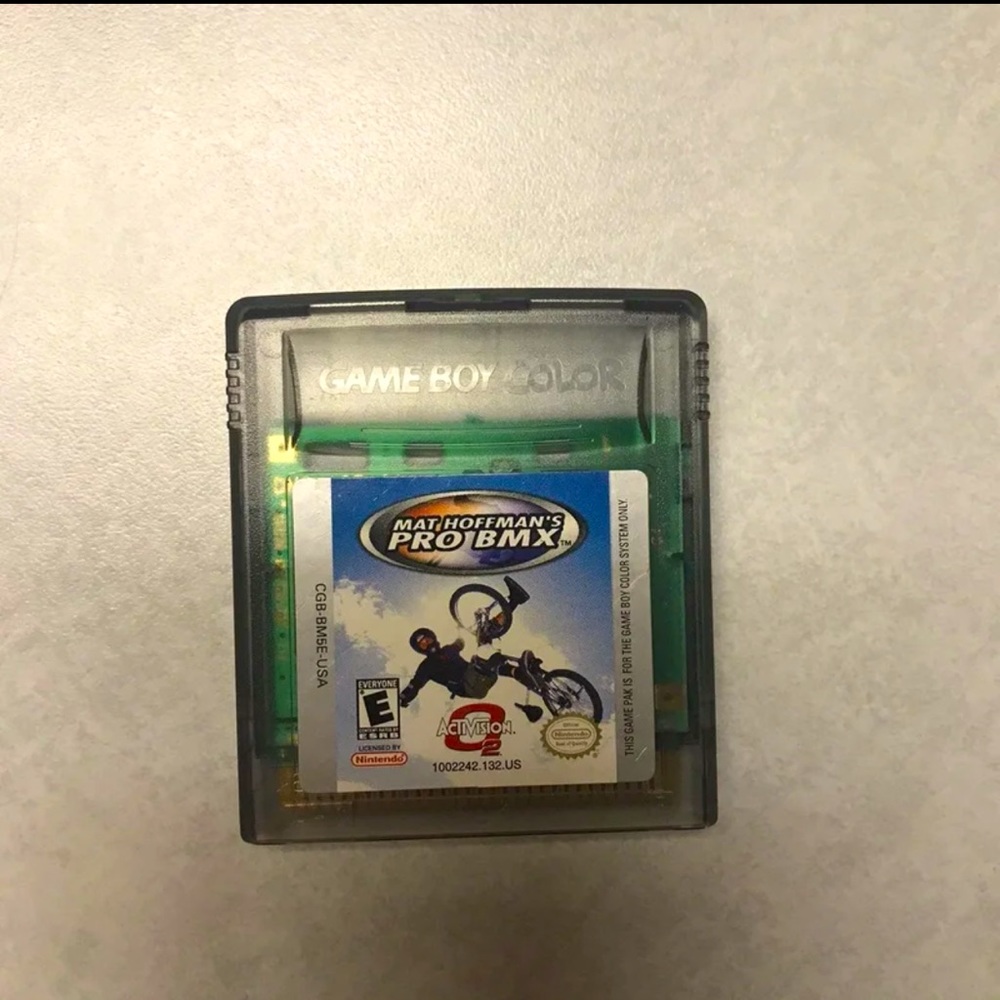 Mat Hoffman's Pro BMX Gameboy Color Game